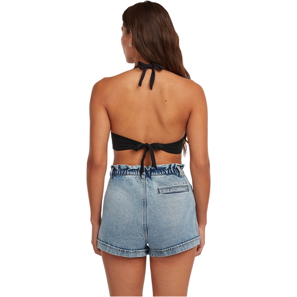 2026 O'Neill Womens Tasia Denim Shorts 1700083 - Denim Blue